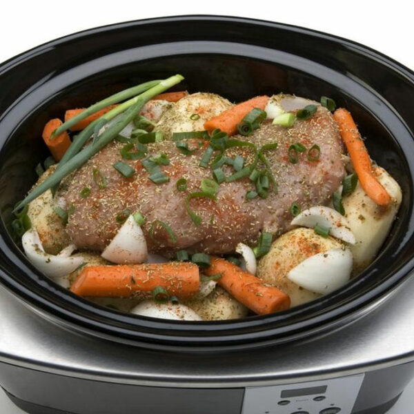 Benefits of ingredients used in a slow cooker recipe